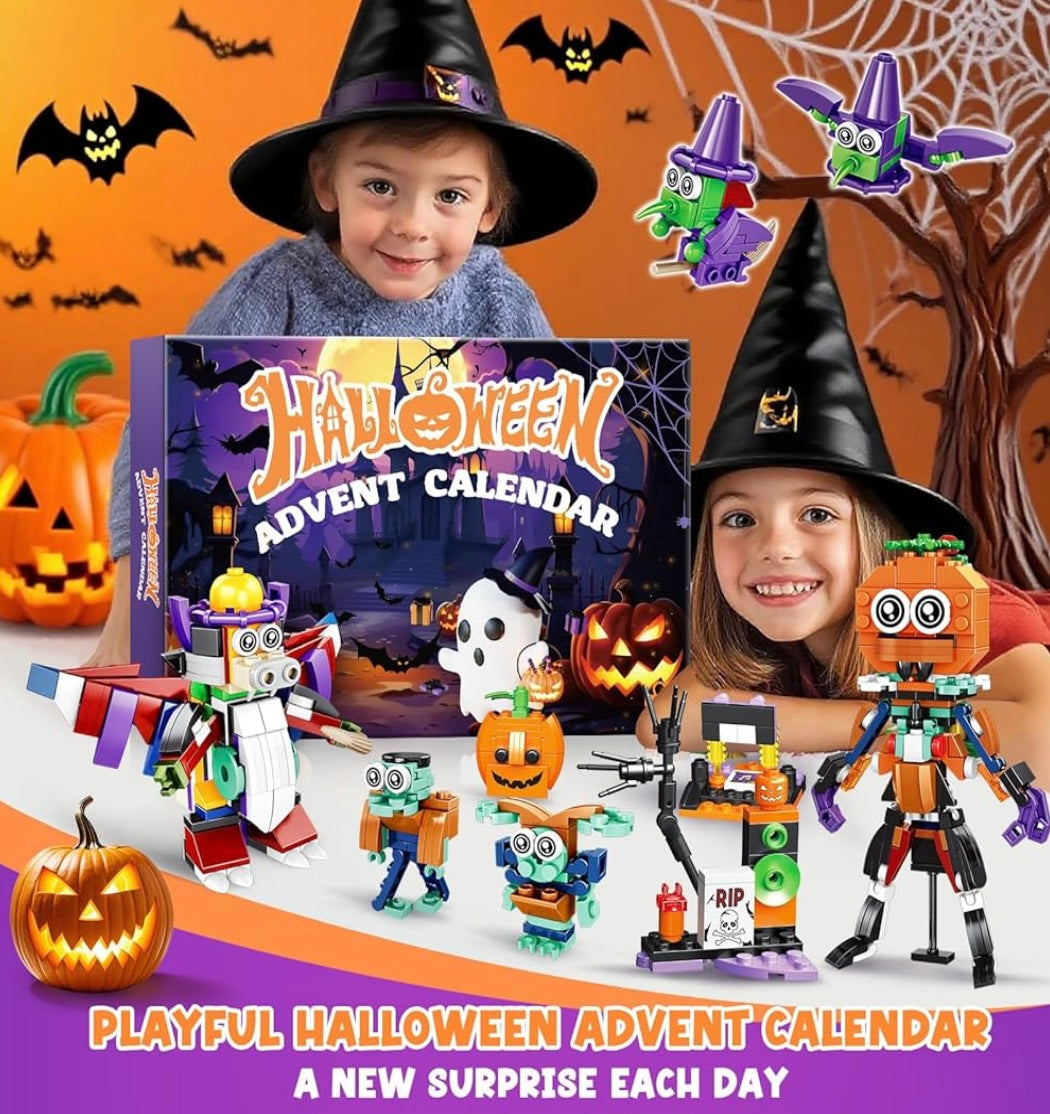 Monster Mini Halloween Advent Calendar Brick Set