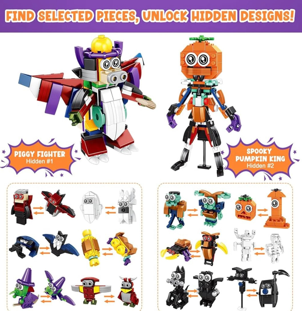 Monster Mini Halloween Advent Calendar Brick Set