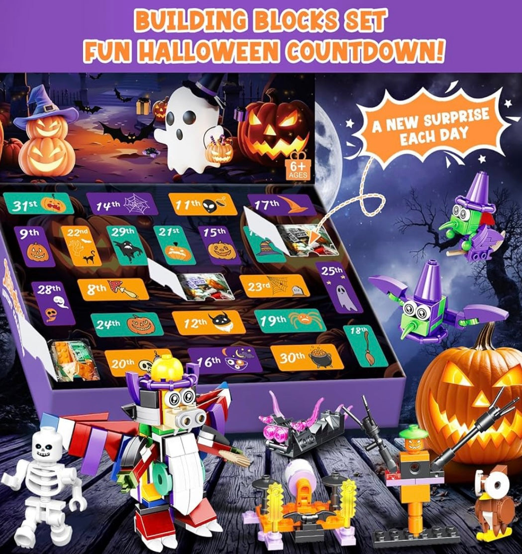 Monster Mini Halloween Advent Calendar Brick Set